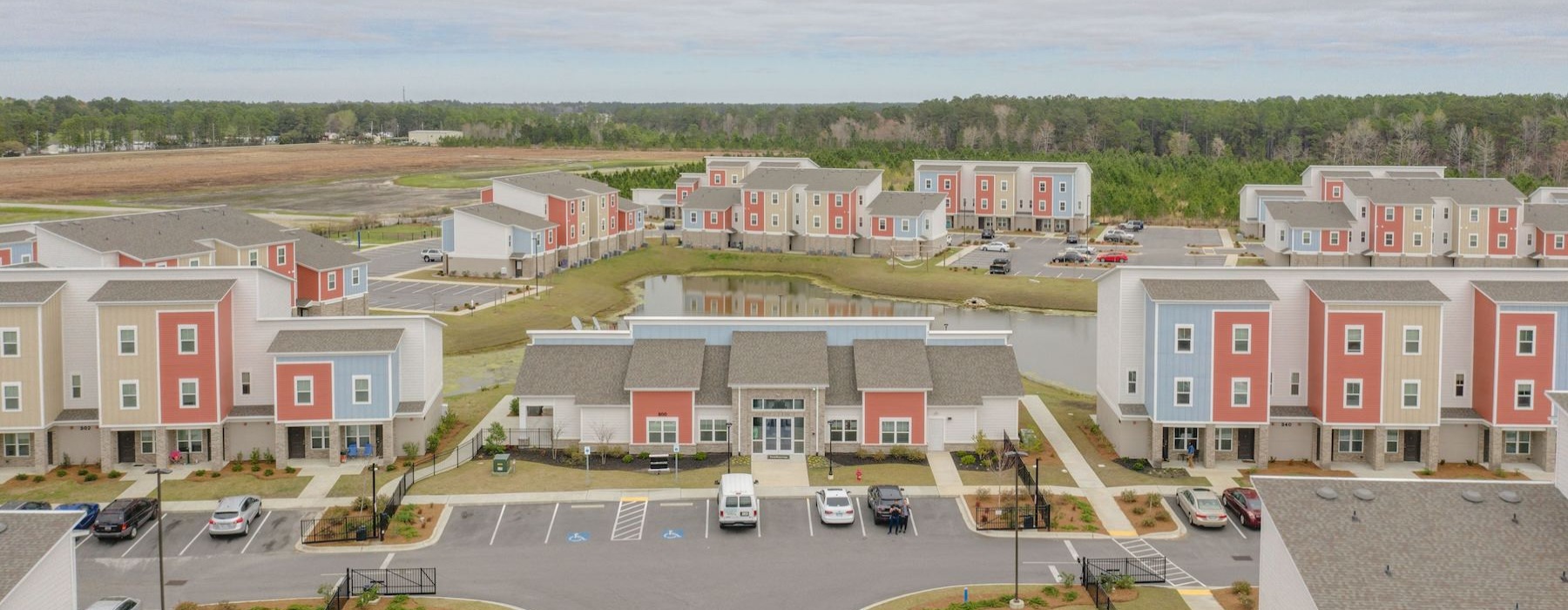 aerial shot of The Grand at Carolina Forest