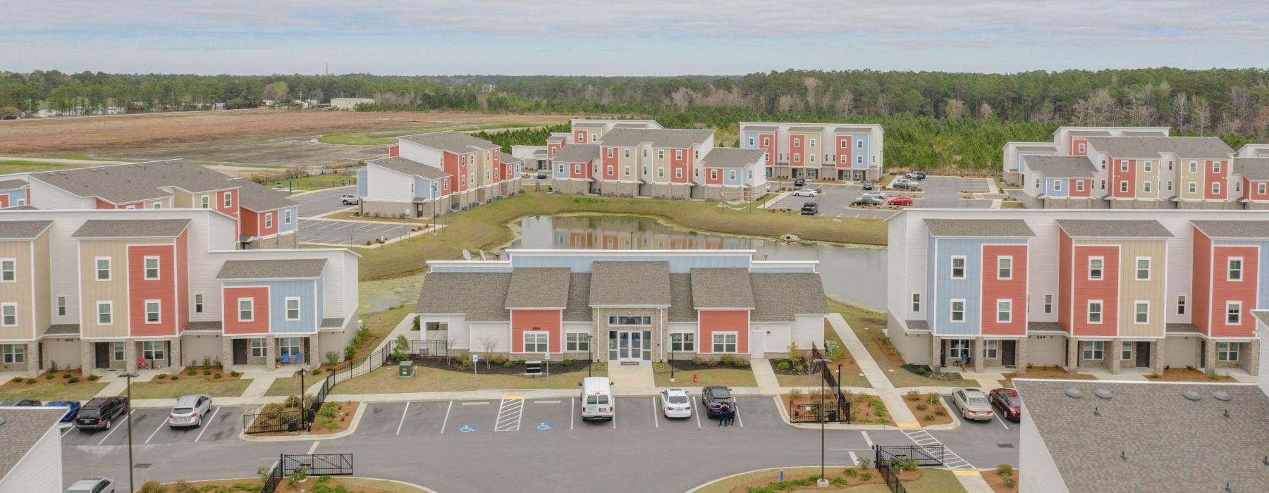 aerial shot of The Grand at Carolina Forest
